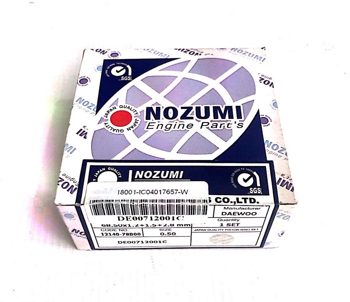 Juego De Aros Isuzu Chevrolet Luv 2.3 Nafta +0.50mm Nozumi