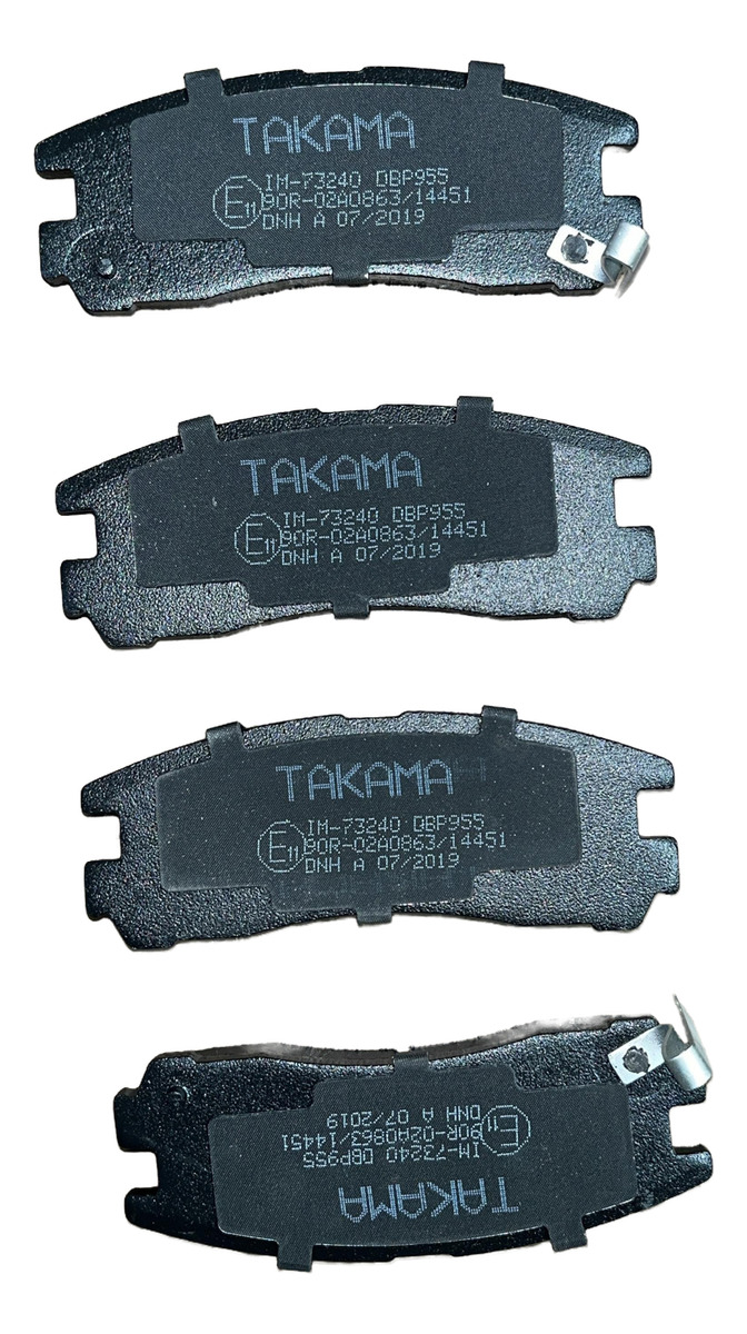 Pastillas Traseras Mitsubishi Galant 93/01 Eclipse 95/99 2.0