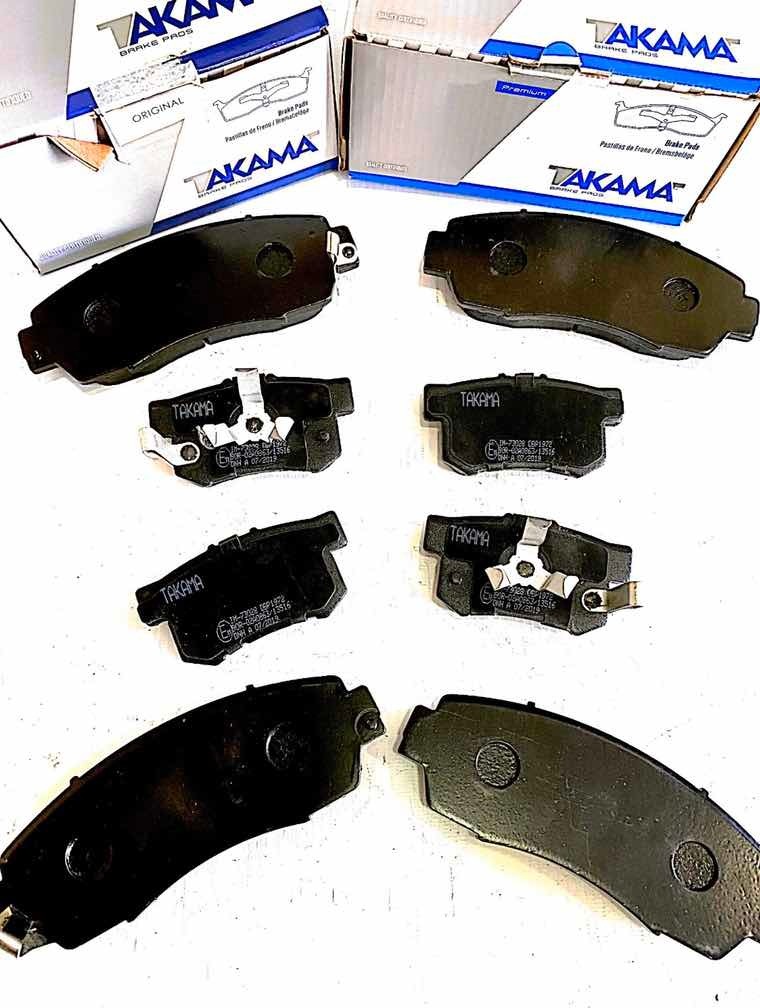 Kit Pastillas Freno Delanteras Y Traseras Honda Crv 12-16