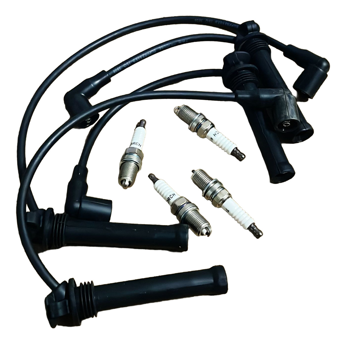 Kit Cables Bujia Y Bujías Para Chery Tiggo 2.0 08-15 130mm