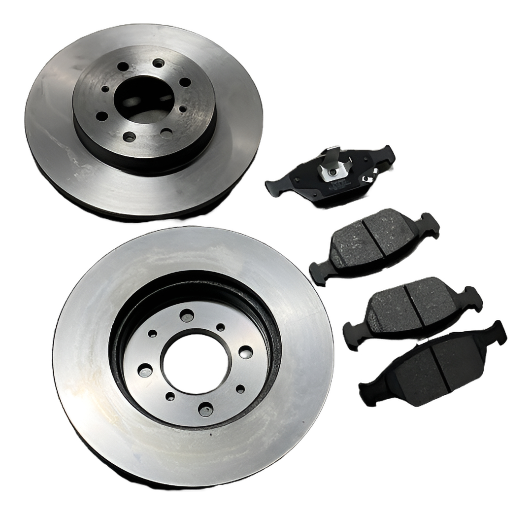 Kit Discos Freno Del Y Pastillas Para Honda Fit-city 09-15