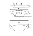 Kit Pastillas Freno Delanteras Para Honda City Fit 09 / 14
