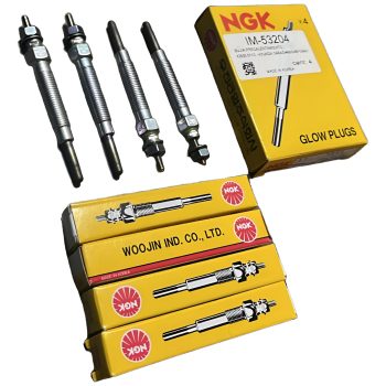 Kit Bujias Precalentamiento Para Kia K2500 07-12 H100 97-03