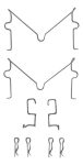 Kit Antiruido Caliper Tras Mitsubishi Nativa 1998/2003 2.5