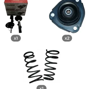 Kit Suspensión Chery: Amortiguadores Delanteros Tiggo 2008-2016 + Espirales + 2 Cazoletas