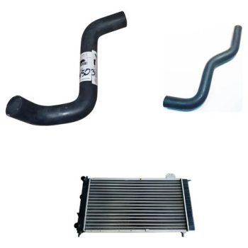 Kit Chery Qq: Radiador Agua 2010-2015 + Manguera Superior 1.1 + Manguera Inferior 1.1