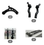 Kit Etios: 2 Parrillas + 1 Extremos + 1 Amortiguadores + 2 Precap