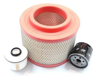Kit 3 Filtros Mahle Toyota Hilux Sw4 2005-2015